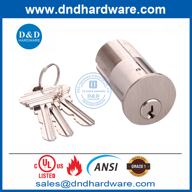Brass 6 Pin Interchangeable IC Core Cylinder-DDLC013