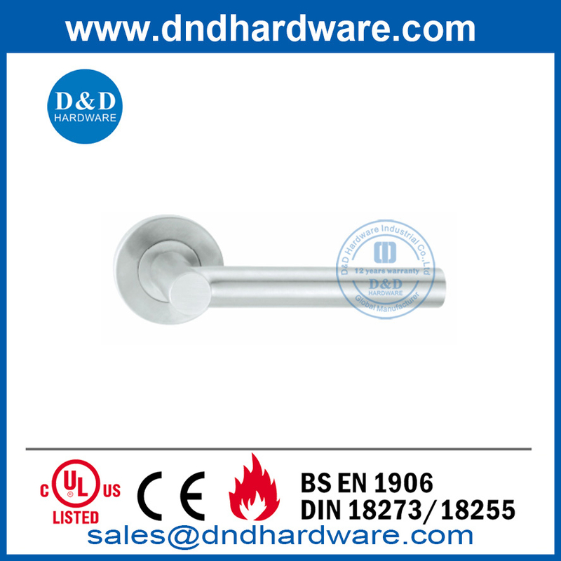Stainless Steel Decorative Metal Door Lever Handle-DDTH017