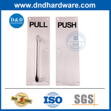 100mm Wide Silver SS316 Pull Handle with Plate for Front Door-DDPH023