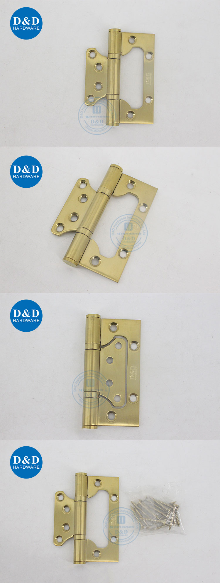 Satin Brass Door Hinge