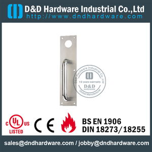Stainless Steel 304 Night Latch Plate for Metal Doors work with Cylinder-DDPD011