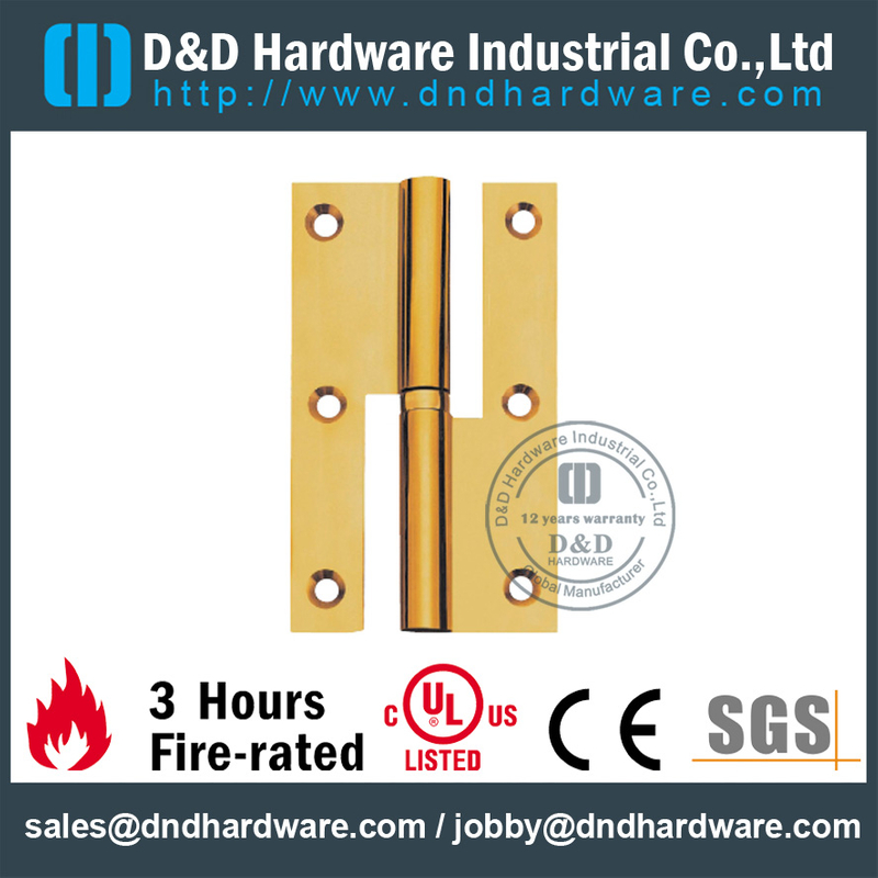 DDBH018-Solid brass lift-off hinge with BHMA standard for Metal Door 