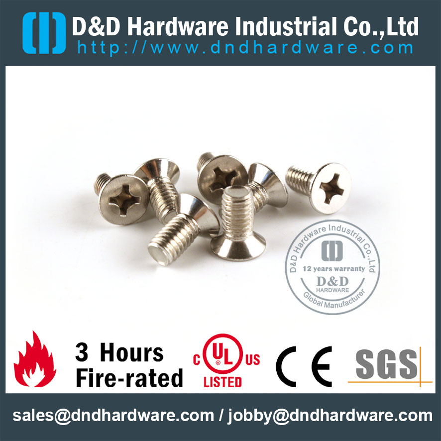 SS304 machine screw for Hinge & Metal Door- DDSR004-M6x12