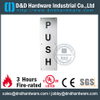Stainless Steel 304 PUSH Plate 100x300mm for Exterior Wooden Doors –DDSP004