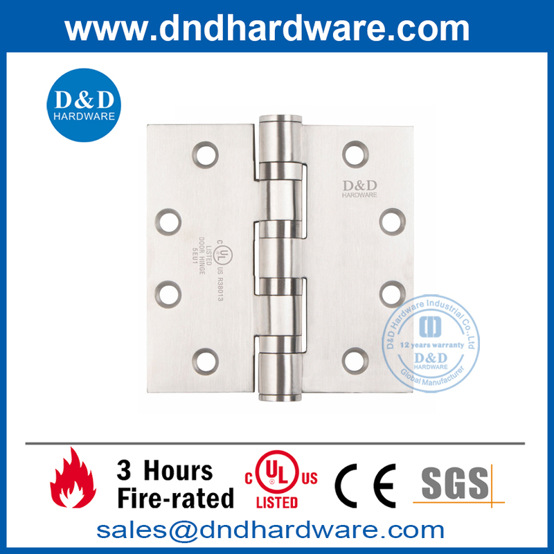 UL Certified Types of Stainless Steel 304 Fire Door Hinge -DDSS004-FR