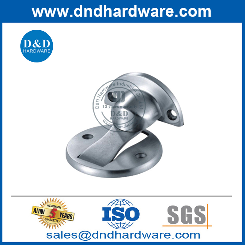 Best Strong Magnetic Stainless Steel Invisible Doorstop for Floor-DDDS036