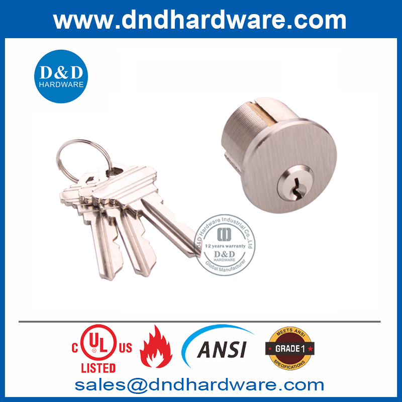 Brass 6 Pin Interchangeable IC Core Cylinder-DDLC013
