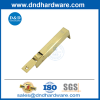 SS304 Satin Brass Sideways Automatic Door Bolt for Metal Door-DDDB023