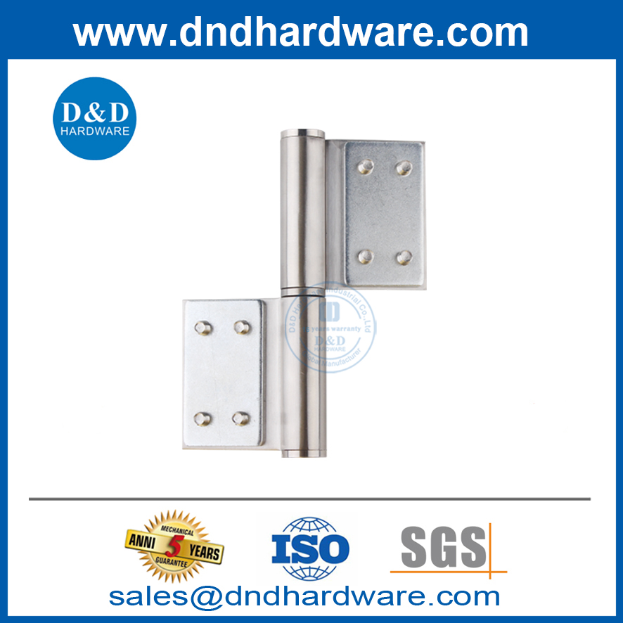 Steel Zinc Plate Flag Door Hinge Reinforcement Plate for Heavy Door-DDHR002