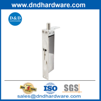 Silver Brass Wood Door Bolt Automatic Flush Bolt for Hotel-DDDB034