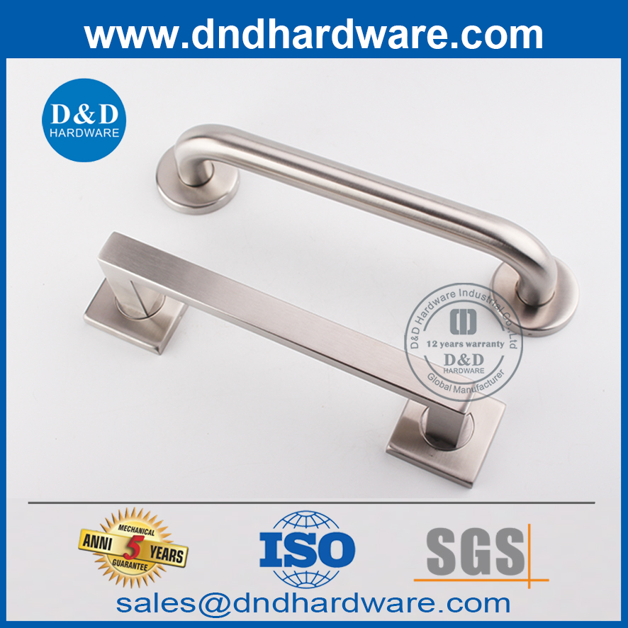 Best Custom Stainless Steel Single Side Front Glass Door Pull Handle-DDPH019
