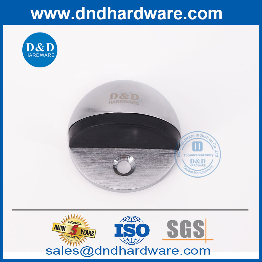 Unique Round Type Zinc Alloy Front Door Stopper Security-DDDS005