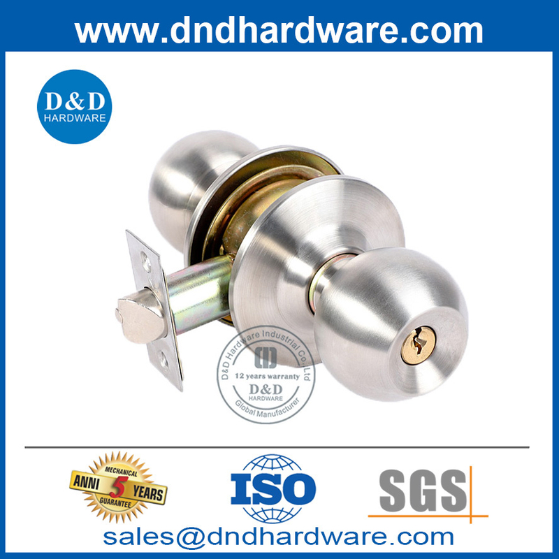 Zinc Alloy Material Security Round Knob Type Door Locks for Home-DDLK041