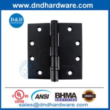SS304 Commercial Door Hinge Black ANSI BHMA Fire Rated External Door Hinge with NRP-DDSS001-ANSI-2-4.5x4.5x3.4