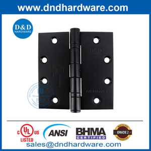 BHMA ANSI Matt Black Stainless Steel 304 NRP Door Hinge-DDSS001-ANSI-2-4.5x4.5x3.4