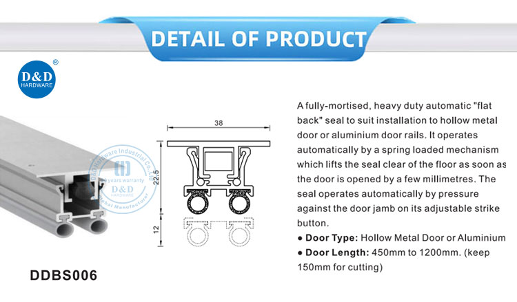 Auto Drop Door Seal Auto Drop Door Seal