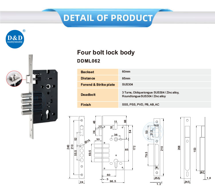 four bolt mortise lock four bolt mortise lock