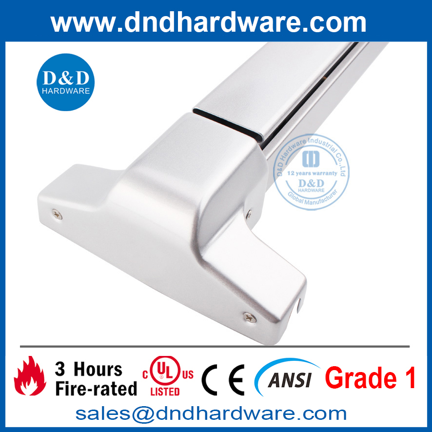 SS304 Surface Mounted Panic Exit Fire Door Security Bars-DDPD002