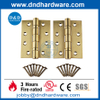 SS304 4x3x3 Polished Brass Stain Fire RatedDoor Hinge for Indoor Door -DDSS001