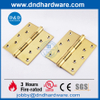 UL SS304 Fire Rated 2BB Polished Brass Stain hinge Door Hinge-DDSS007-FR-5x4x3mm