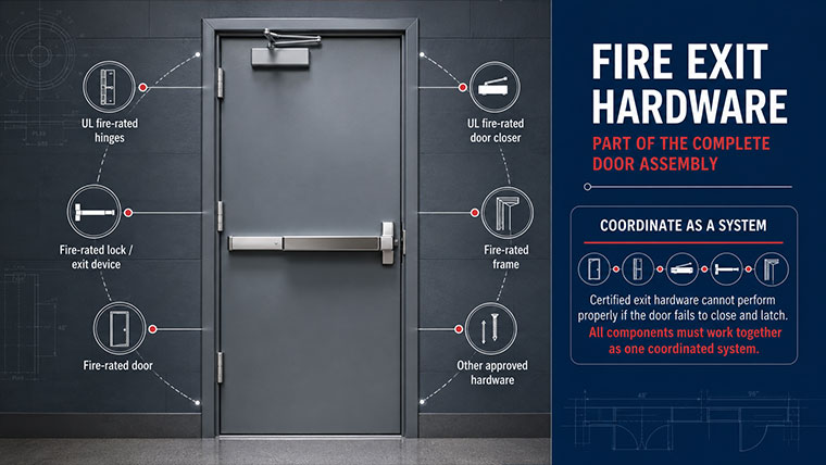 Why Fire Exit Hardware Should Be Treated as Part of the Door Assembly Why Fire Exit Hardware Should Be Treated as Part of the Door Assembly