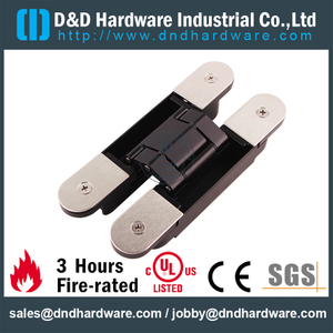 180 degree Black Sanding lid heavy duty 3D Adjustable Concealed Hinge for metal door-DDCH008-G40