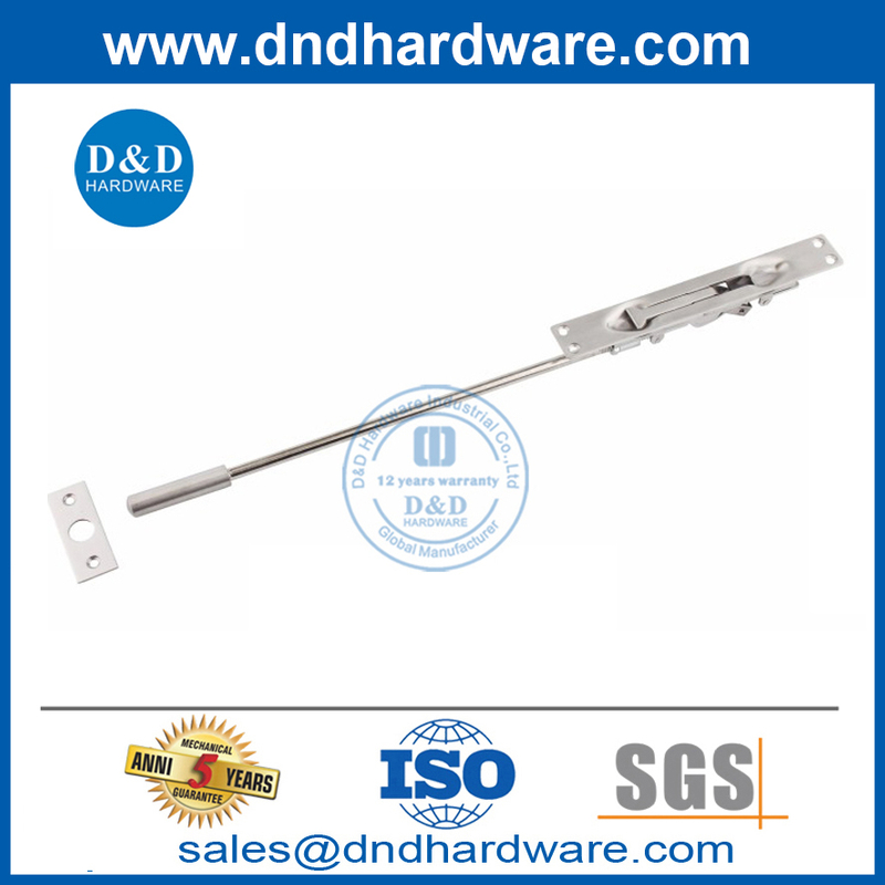 Security Stainless Steel Manual Flush Bolt for Outside Door-DDDB012-B