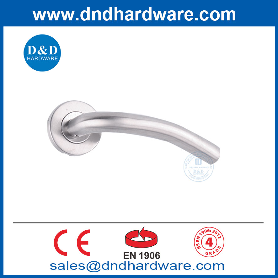 Door Handle Hardware EN1906 Stainless Steel Modern Fancy Door Handles-DDTH006