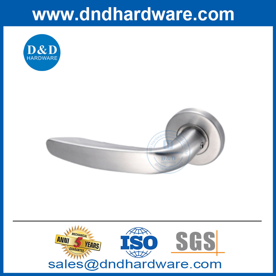 Stainless Steel Security Locks Handle Bedroom Door Handles for Doors-DDTH038