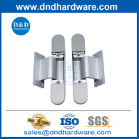 180 Degree Hidden Hinge Zinc Alloy And Aluminum Adjustable Concealed Door Hinges-DDCH017