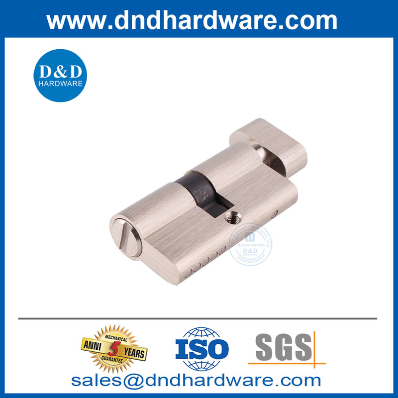 Euro Solid Brass Double Keys Cylinder Security Anti Drill 60mm Door Lock Cylinders-DDLC007