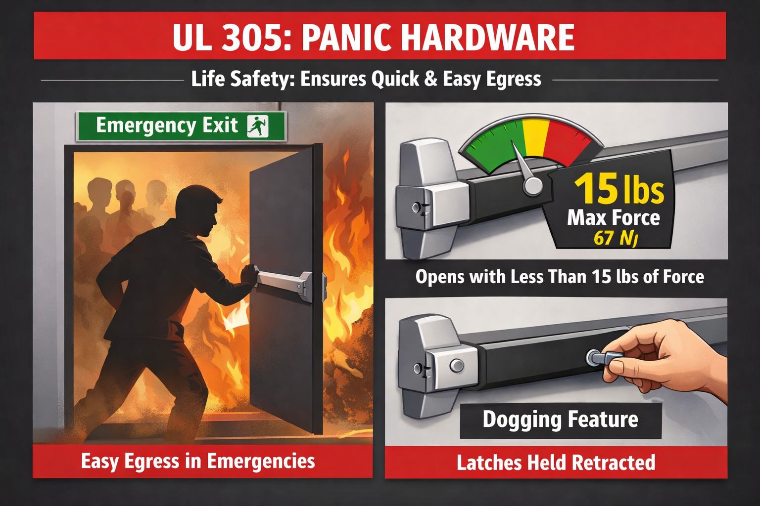 UL 305 Panic Hardware UL 305 Panic Hardware