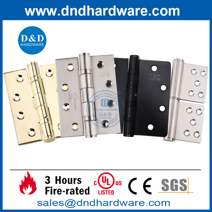 UL Listed SS201 Fire Rated Heavy Duty Butt Hinge-DDSS006-FR