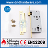 SS316 CE Polished Brass Polished finish Mortise Fire Rated Door Lock for Building Door-DDML009