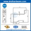 Satin Brass Grade SUS304 Door Stopper with Coat Hook for Bathroom-DDDS024