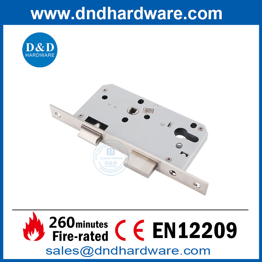 EN12209 Sash Lock Good Price Fire Rated Stainless Steel Door Lock Set-DDML009 