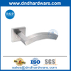 Contemporary Simple Style Front Door Lever Handle on Square Rosette-DDTH045