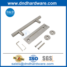 Stainless Steel Double Door Barn Door Hardware Flush Plull Handle-DDBD102