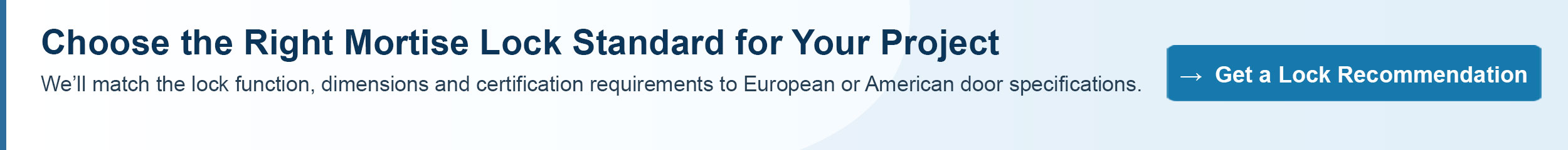 Choose the Right Mortise Lock Standard for Your Project