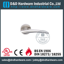 SUS304 Safety Cast Solid Lever Handle for Entry Metal Doors-DDSH043