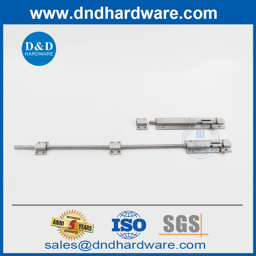 Surface 150mm to 1000mm Length Stainless Steel Barrel Long Tower Bolt-DDDB036