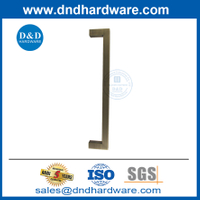 Stainless Steel Antique Brass Modern Exterior Door Pull Handles-DDPH034