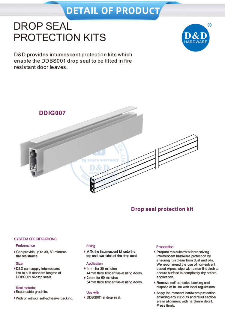 Door Drop Seal Protection Kits Door Drop Seal Protection Kits