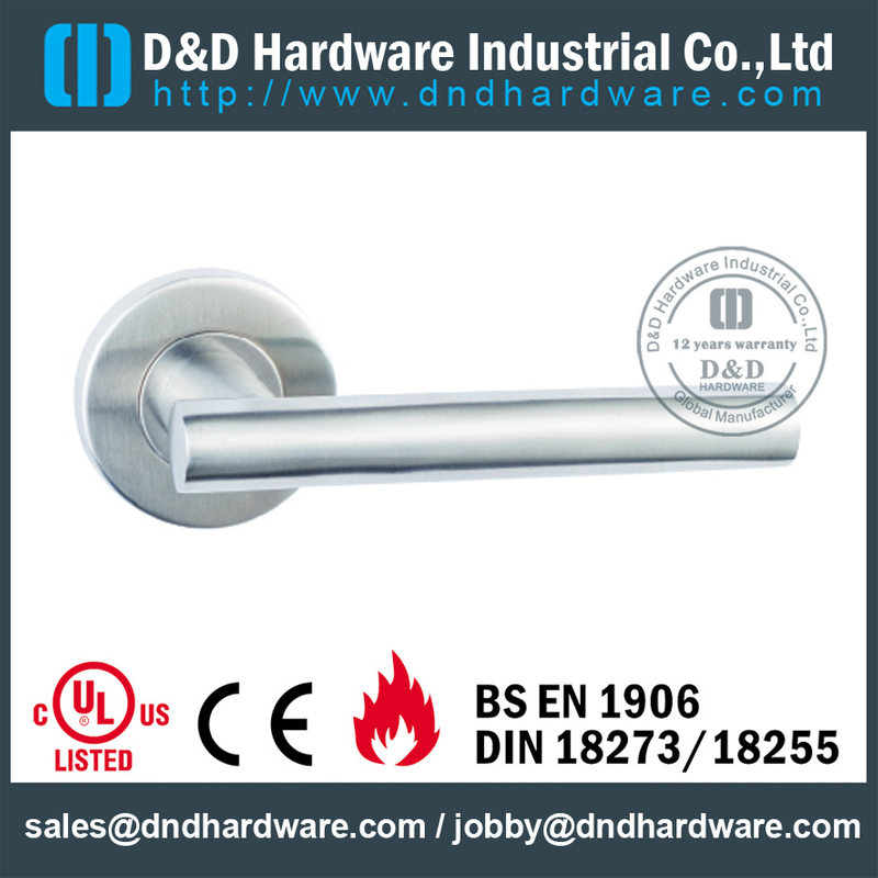 Antirust round classic solid door handle for Bedroom Door- DDSH159
