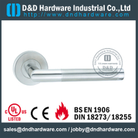 Stainless steel 304 round vertical door handle for Wooden Door- DDSH183