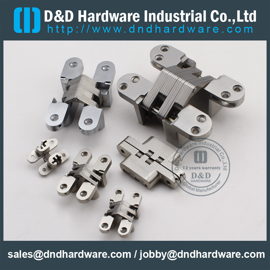 SS316 invisible Hinge for Wooden Door-28x118mm-CC04
