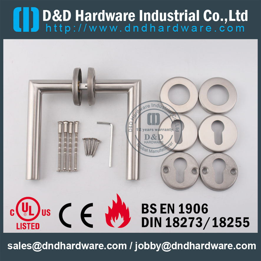 D&D Hardware-Door Tube lever handle DDTH003