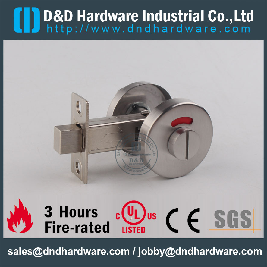 D&D Hardware-Euro Interior Thumb Turn Indicator lock