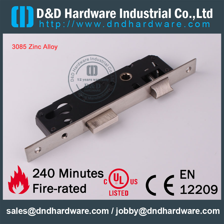 D&D Hardware-Door Ironmongery Zinc Alloy Mortise Lock DDML016