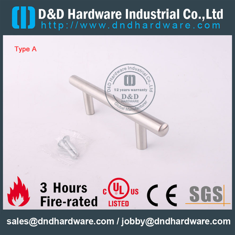 Stainless Steel 304 Surface Solid Furniture Handle for Cabinet Doors –DDFH001